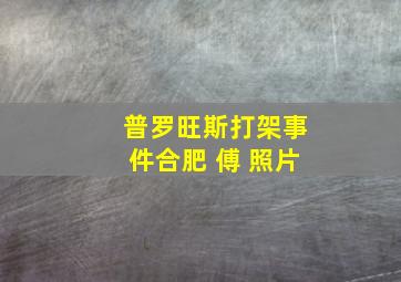 普罗旺斯打架事件合肥 傅 照片